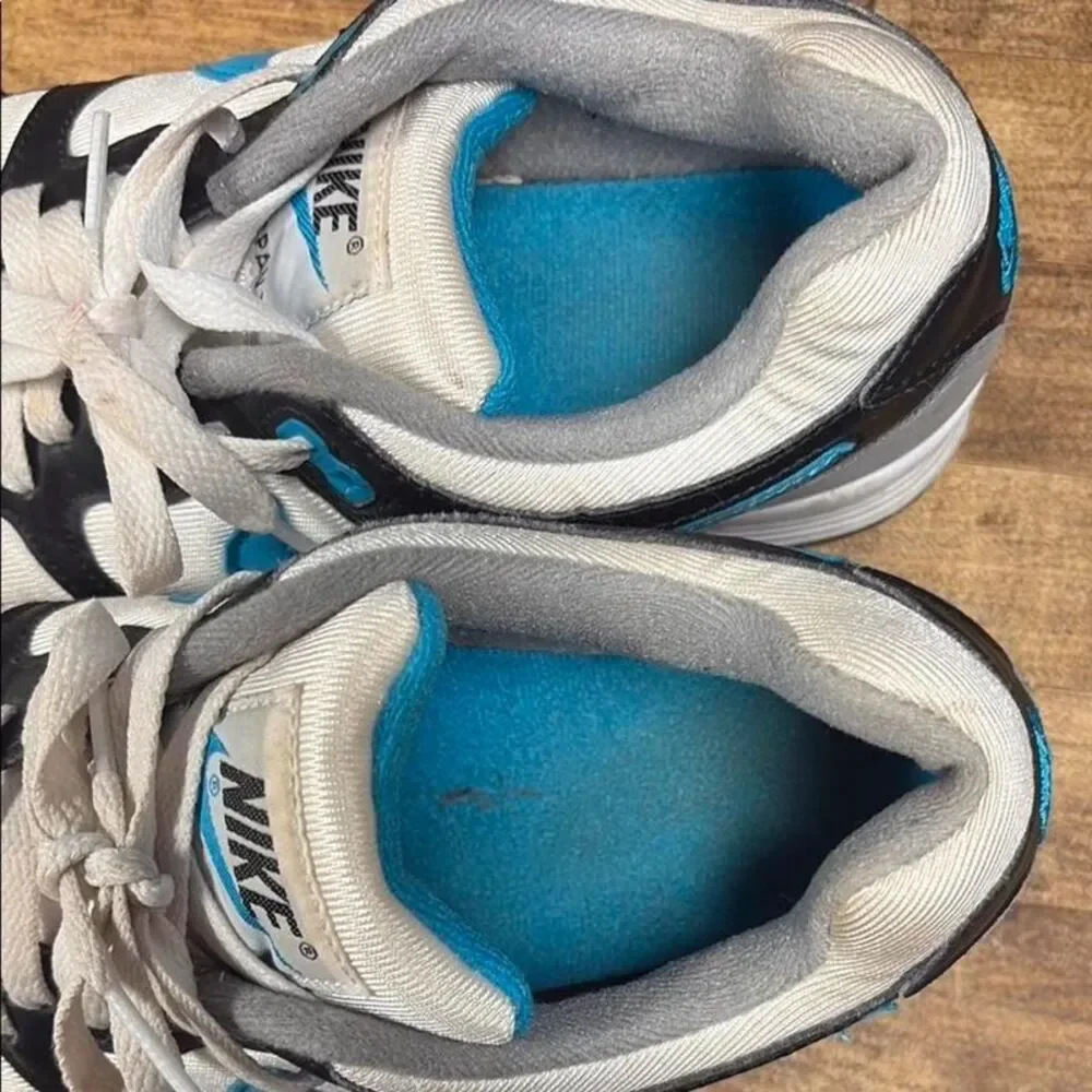 Vintage Nike Air Span II Blue Black White Running Sneakers Y2K men’s 7